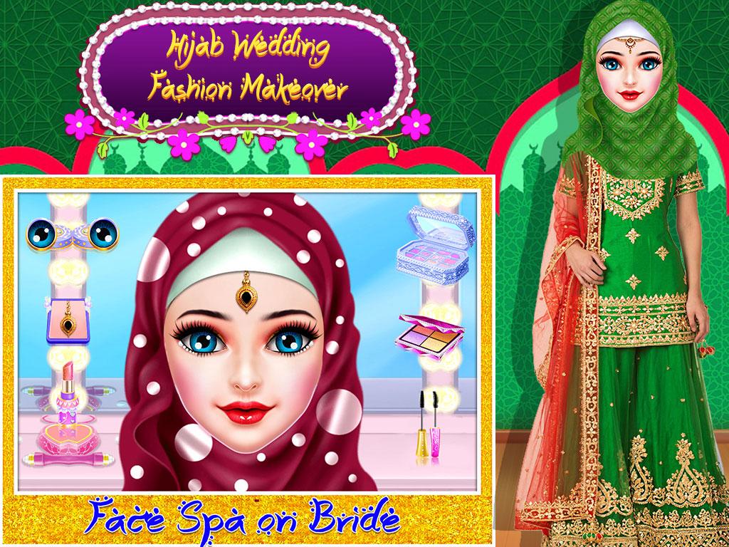 اسکرین شات 1 برنامه Hijab Girl Make up - Dress up