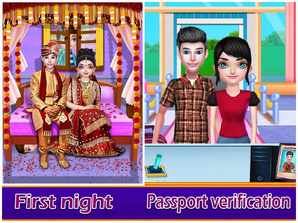 اسکرین شات 2 برنامه Wedding Dress Up Bridal Makeup