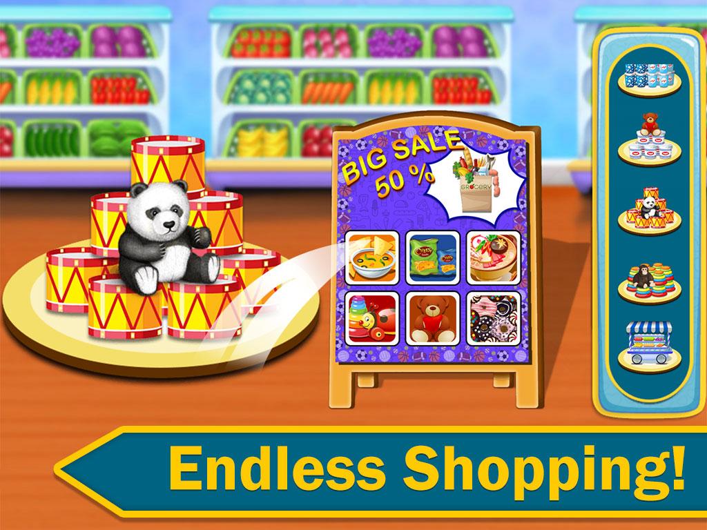 اسکرین شات 4 برنامه Manage Supermarket Mania Game