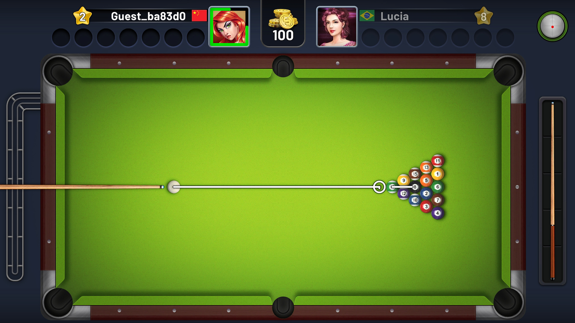 اسکرین شات 3 بازی Billiards Clash