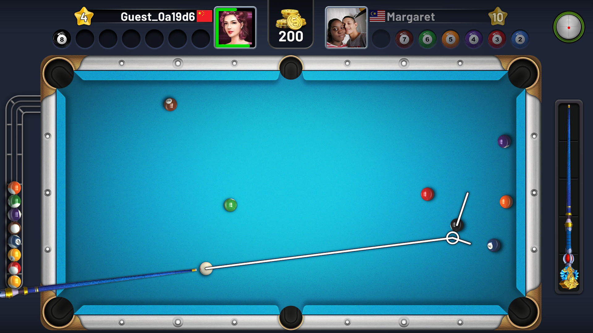 اسکرین شات 4 بازی Billiards Clash