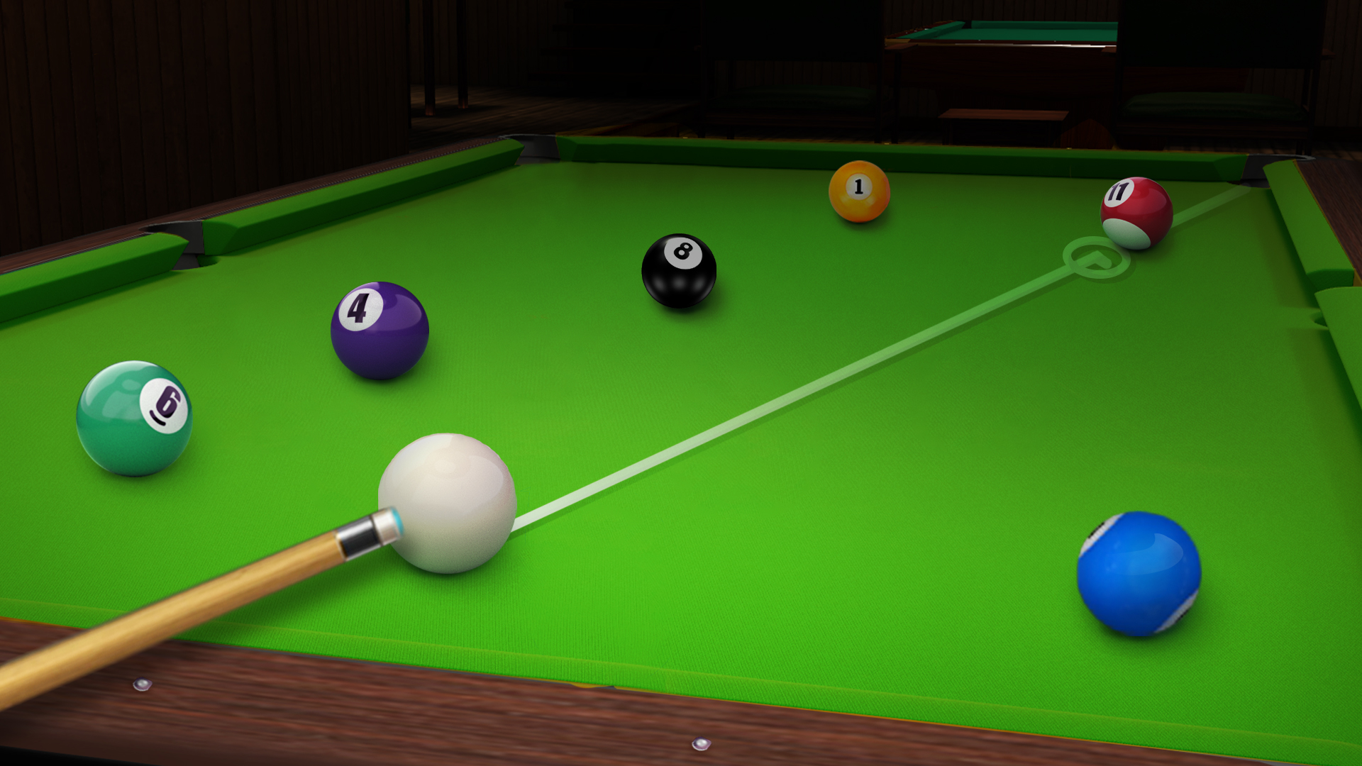 اسکرین شات 1 بازی Billiards Clash