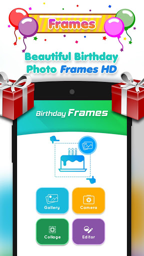 اسکرین شات 5 برنامه Birthday Photo Frame