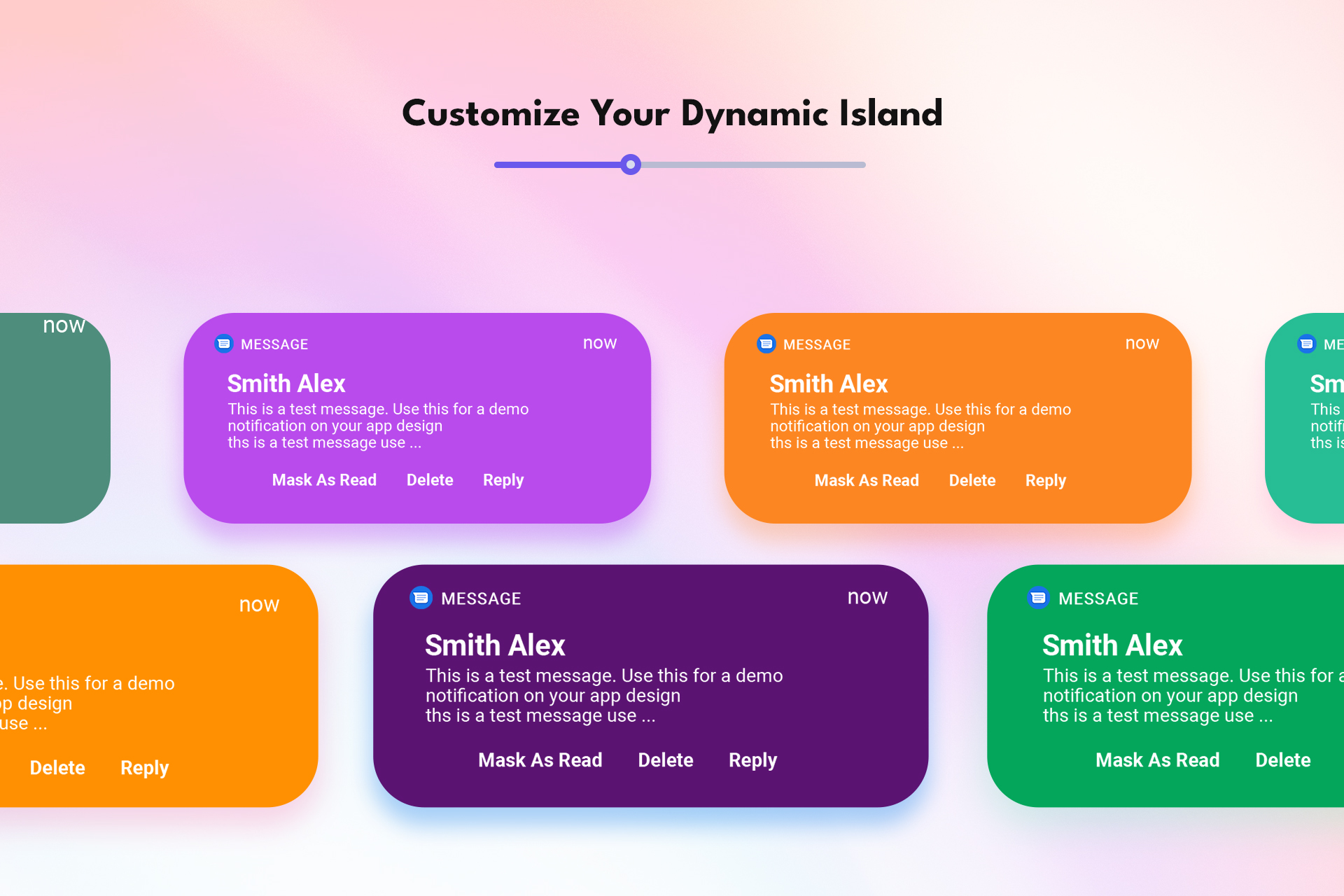 اسکرین شات 2 برنامه Dynamic Island - Notch Island