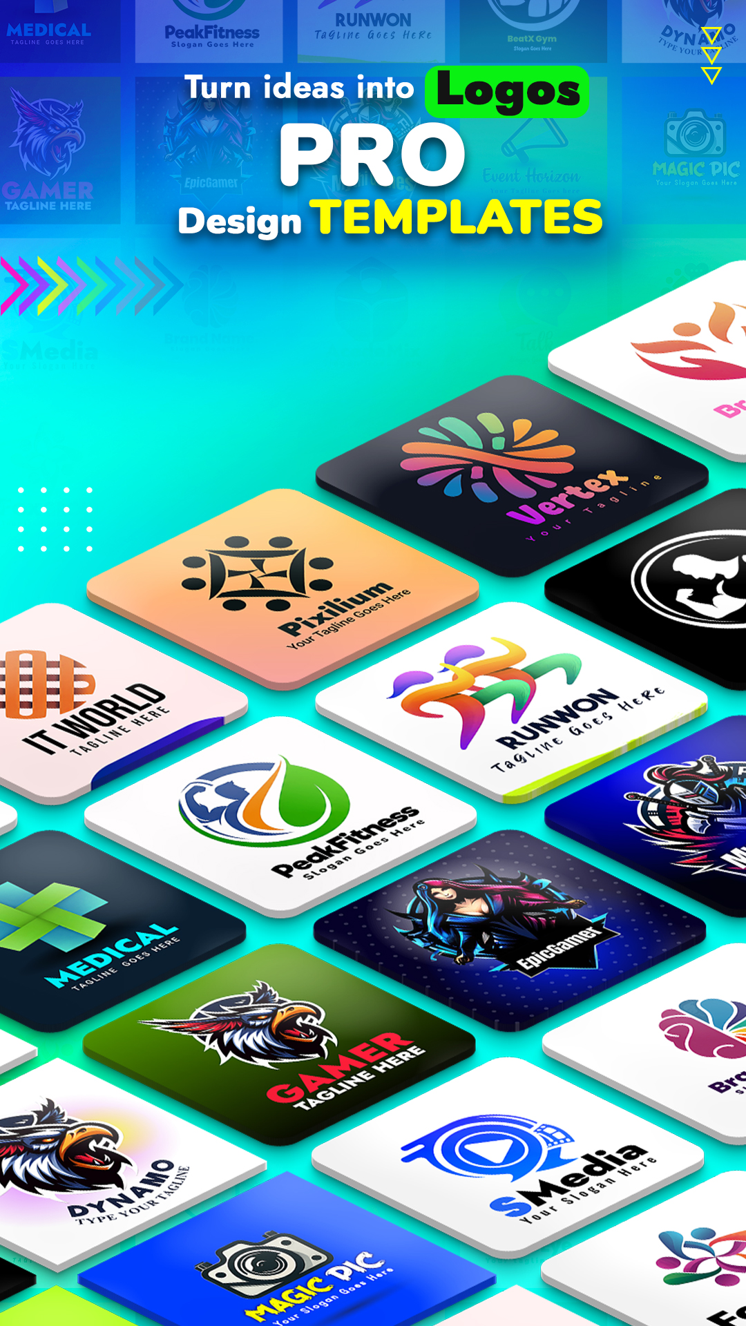 اسکرین شات 1 برنامه Logo Maker - Brand Logo Design