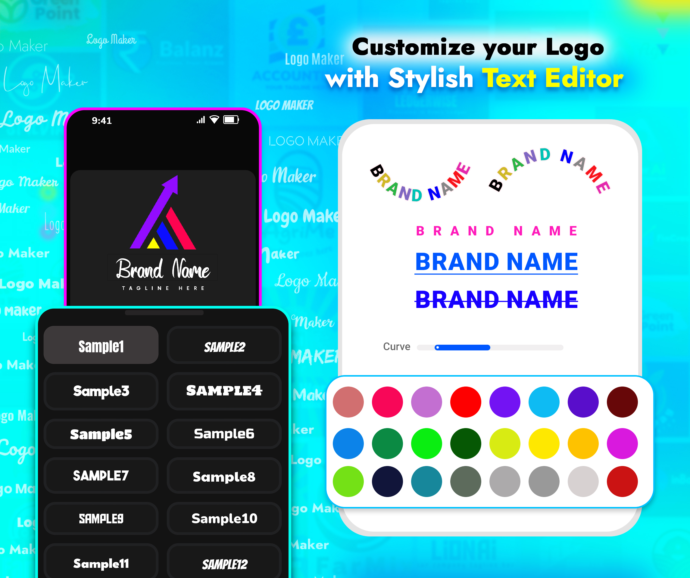 اسکرین شات 5 برنامه Logo Maker - Brand Logo Design