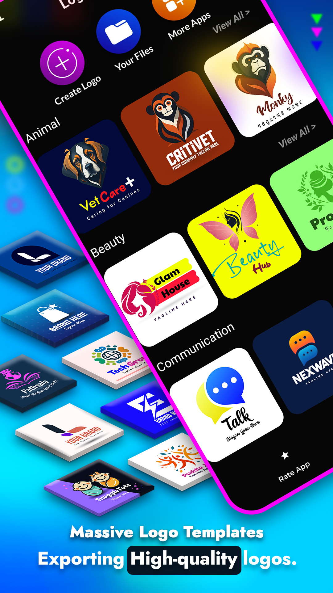 اسکرین شات 6 برنامه Logo Maker - Brand Logo Design