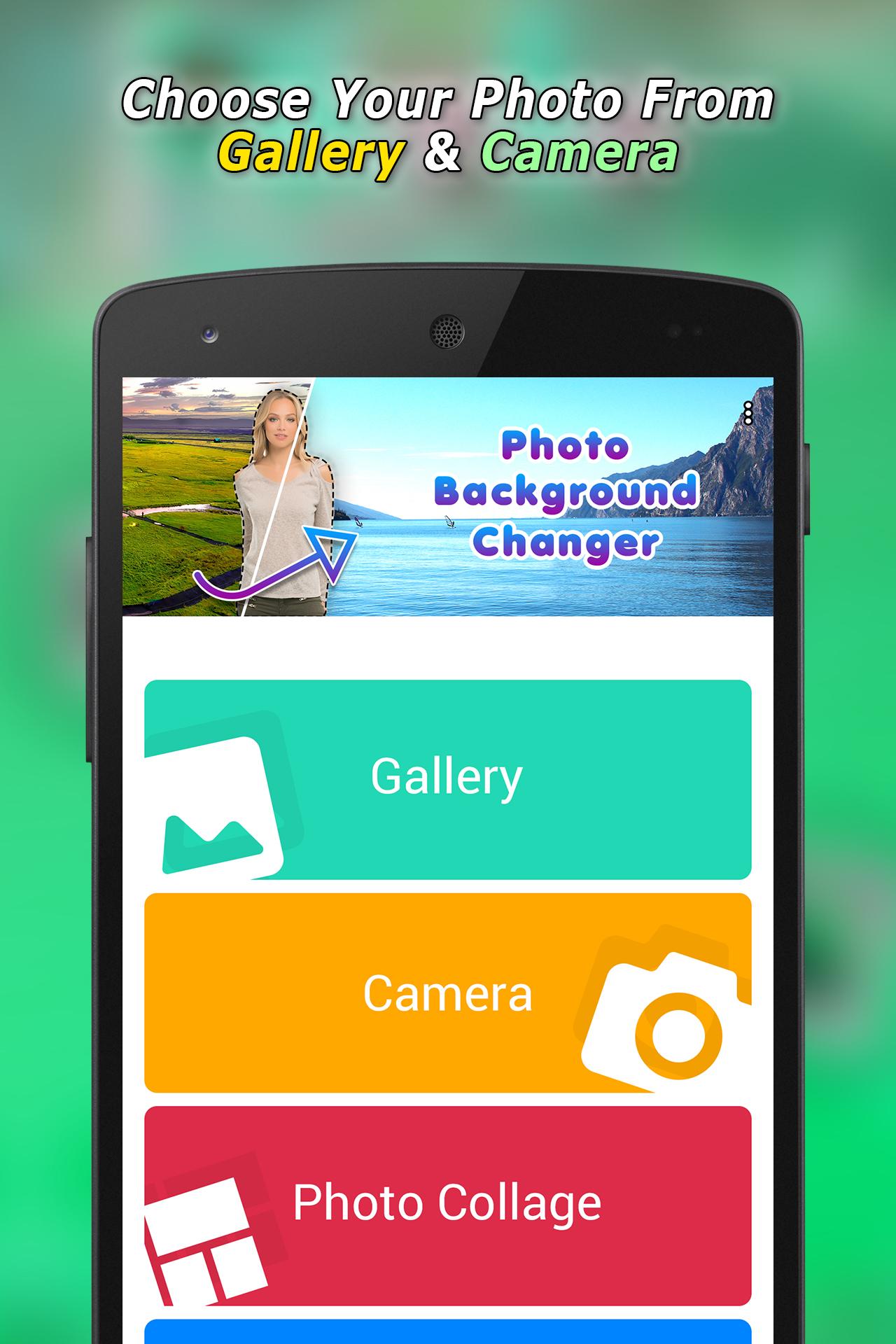 اسکرین شات 1 برنامه Photo Background Changer