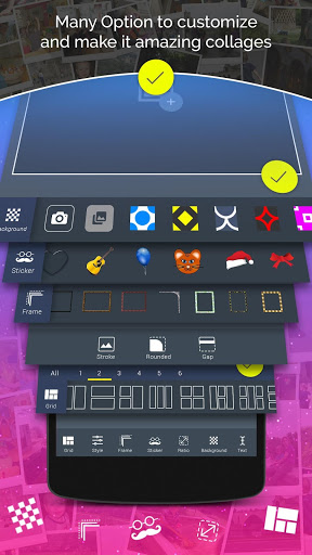 اسکرین شات 3 برنامه Photo Collage Editor
