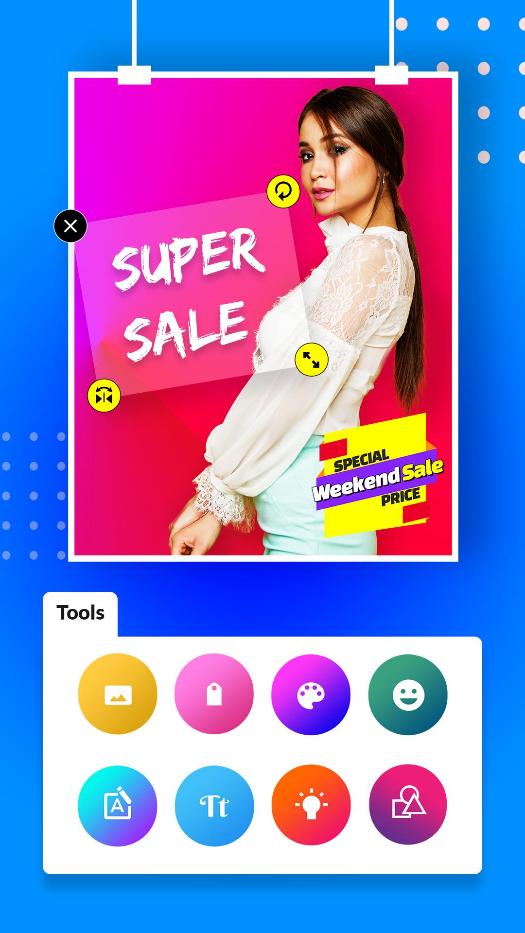 اسکرین شات 2 برنامه Poster Maker - Design Banner