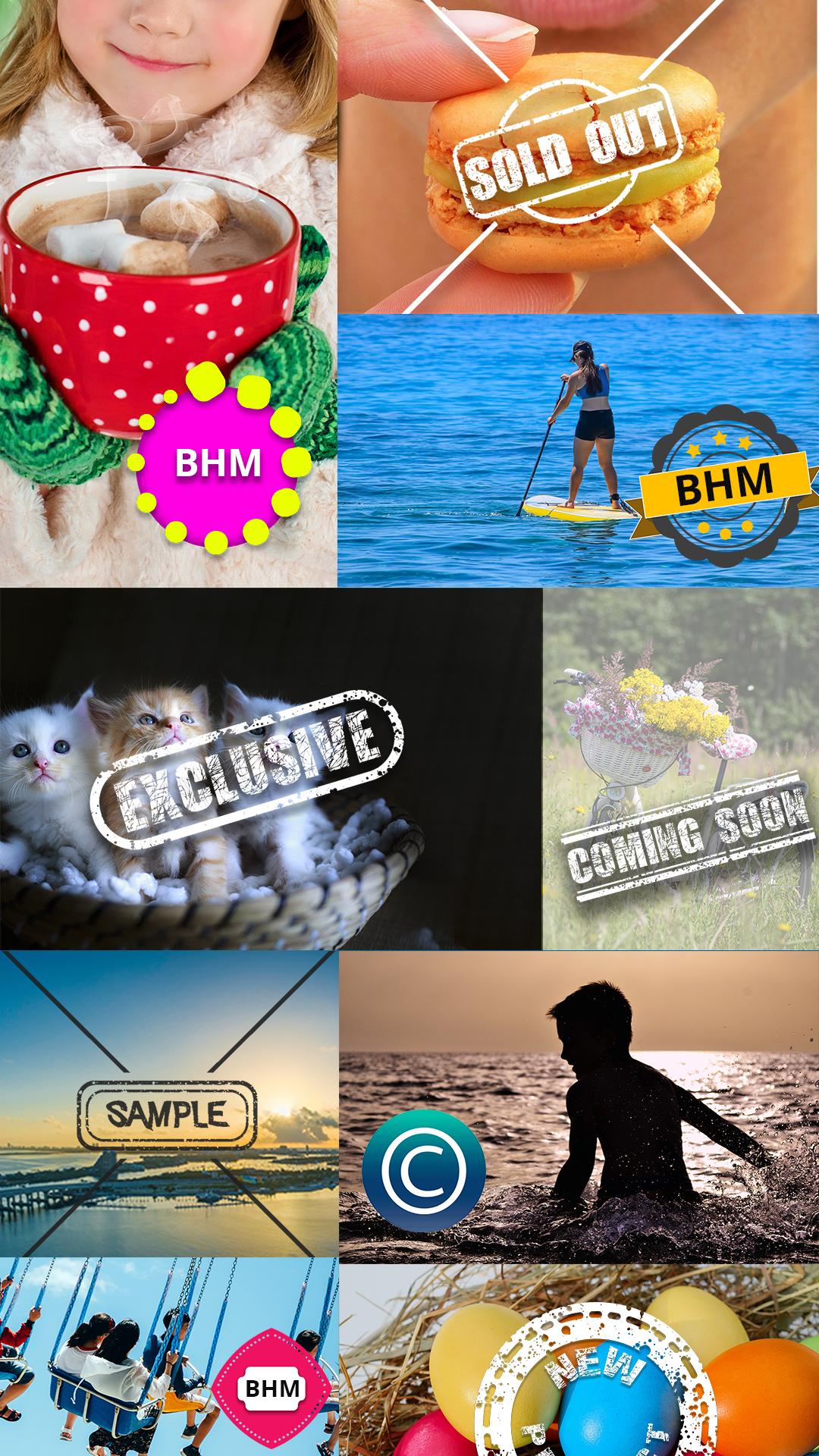 اسکرین شات 3 برنامه Watermark On Photo
