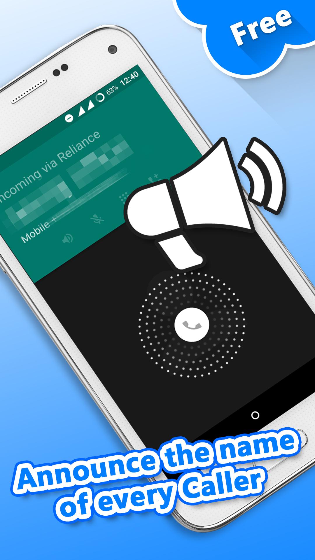 اسکرین شات 6 برنامه Caller Name Speaker