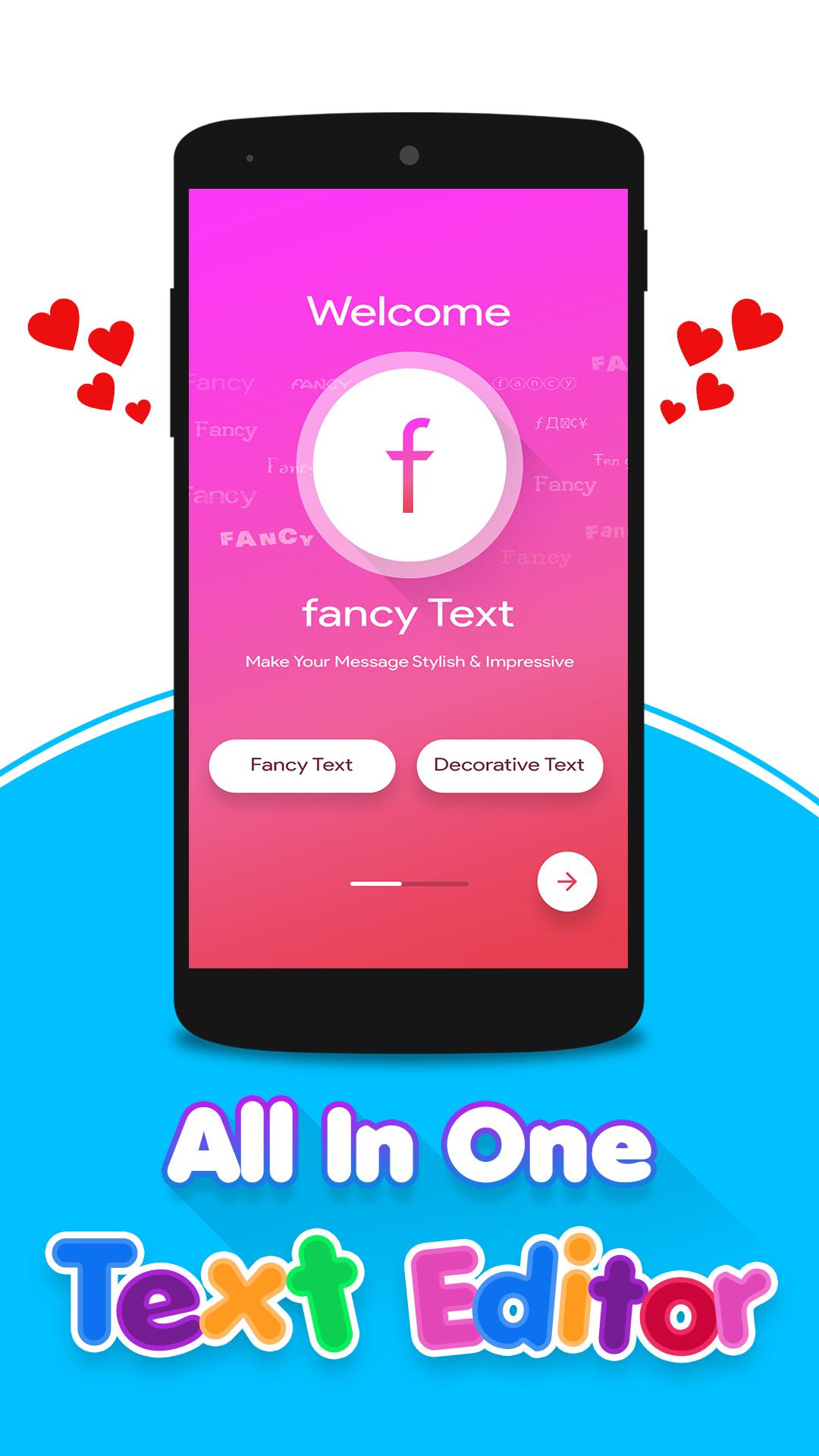 اسکرین شات 2 برنامه Fancy Text For Chat