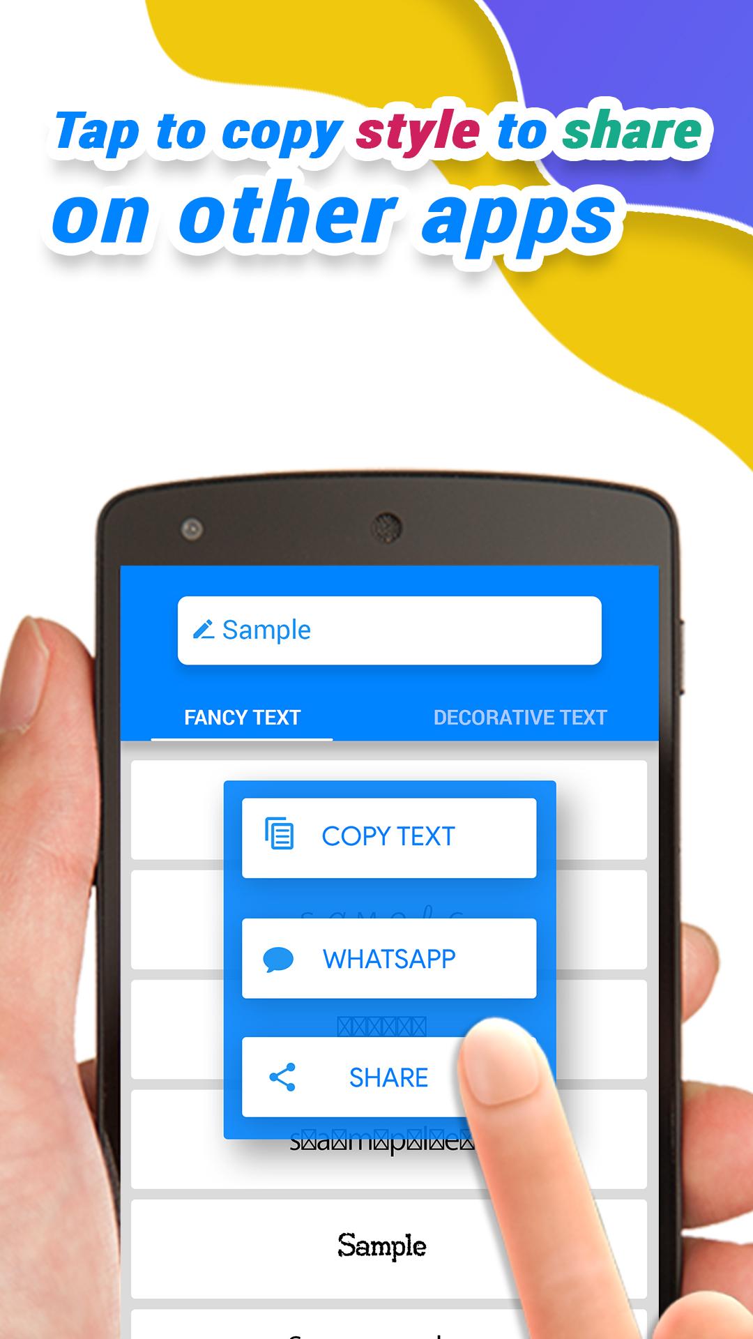 اسکرین شات 5 برنامه Fancy Text For Chat