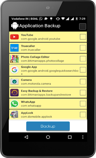 اسکرین شات 6 برنامه Easy Backup & Restore
