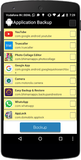 اسکرین شات 4 برنامه Easy Backup & Restore