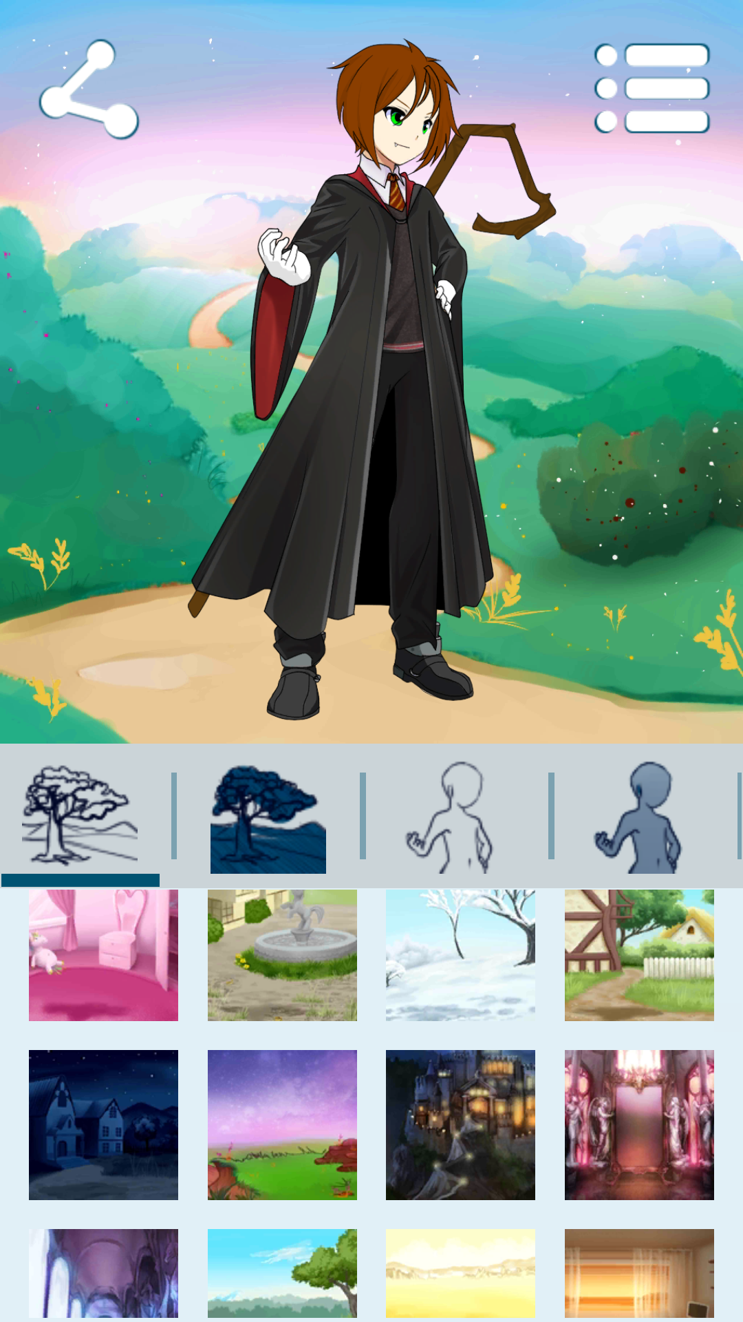 اسکرین شات 1 برنامه Avatar Maker: Anime Boys
