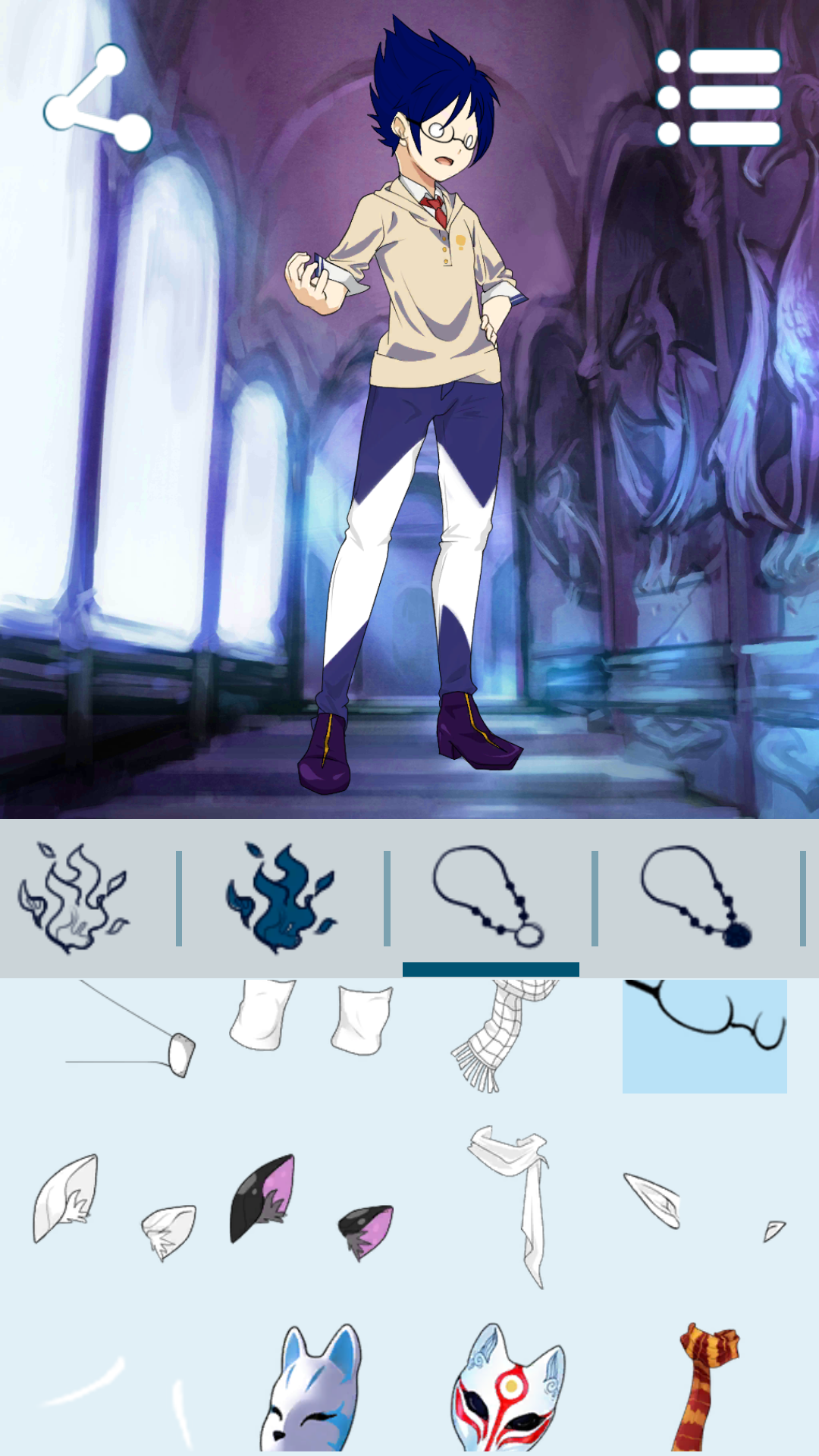 اسکرین شات 6 برنامه Avatar Maker: Anime Boys
