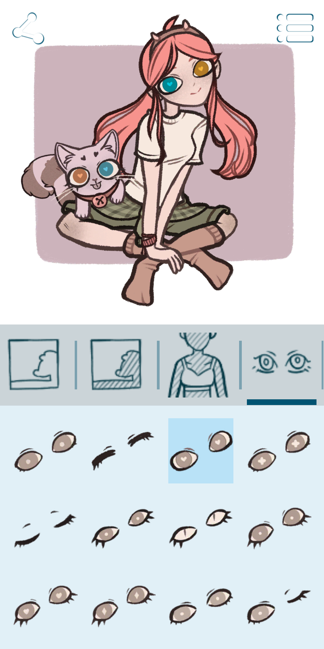 اسکرین شات 1 برنامه Avatar Maker: Pastel Girl and