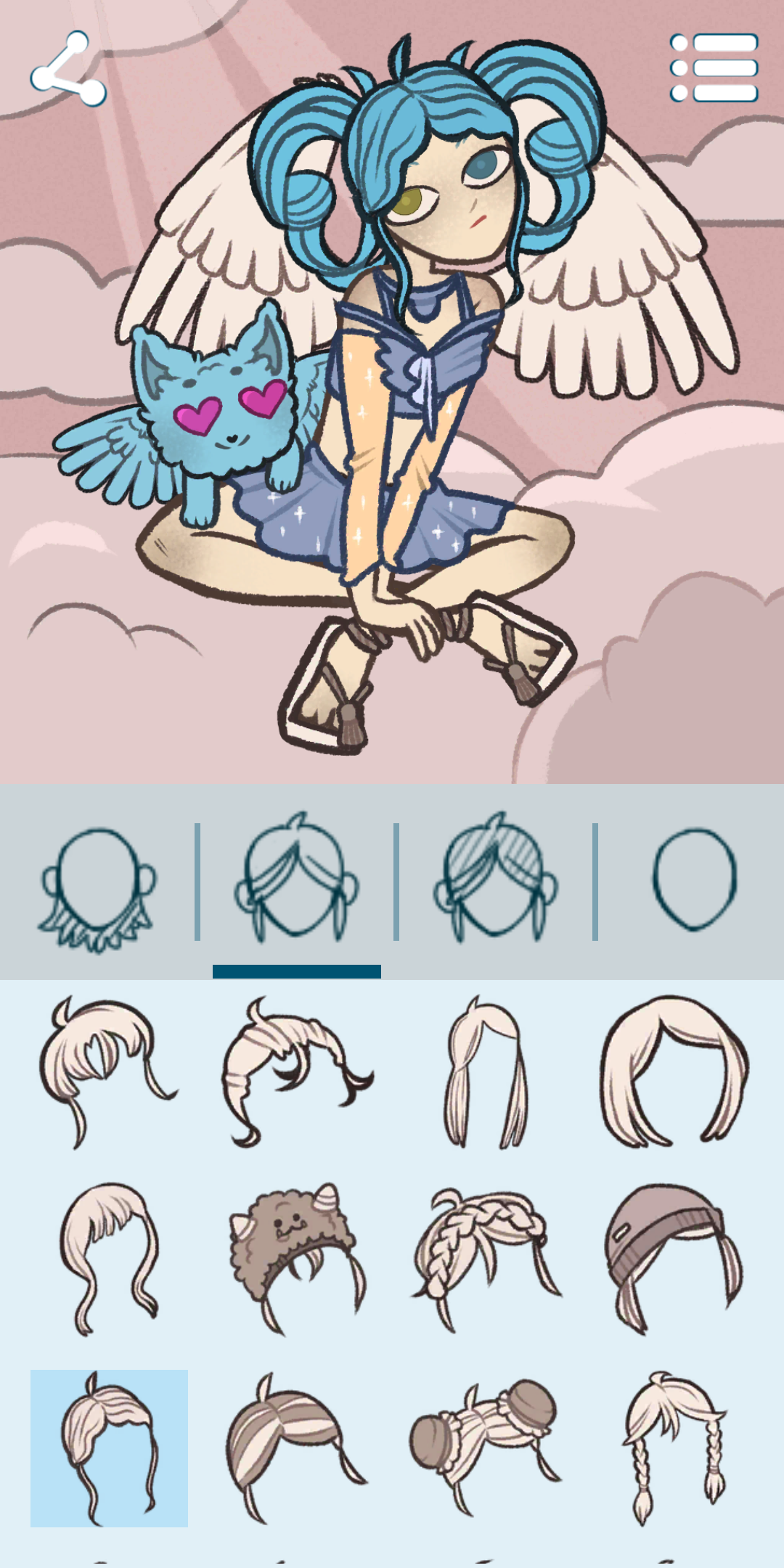 اسکرین شات 4 برنامه Avatar Maker: Pastel Girl and