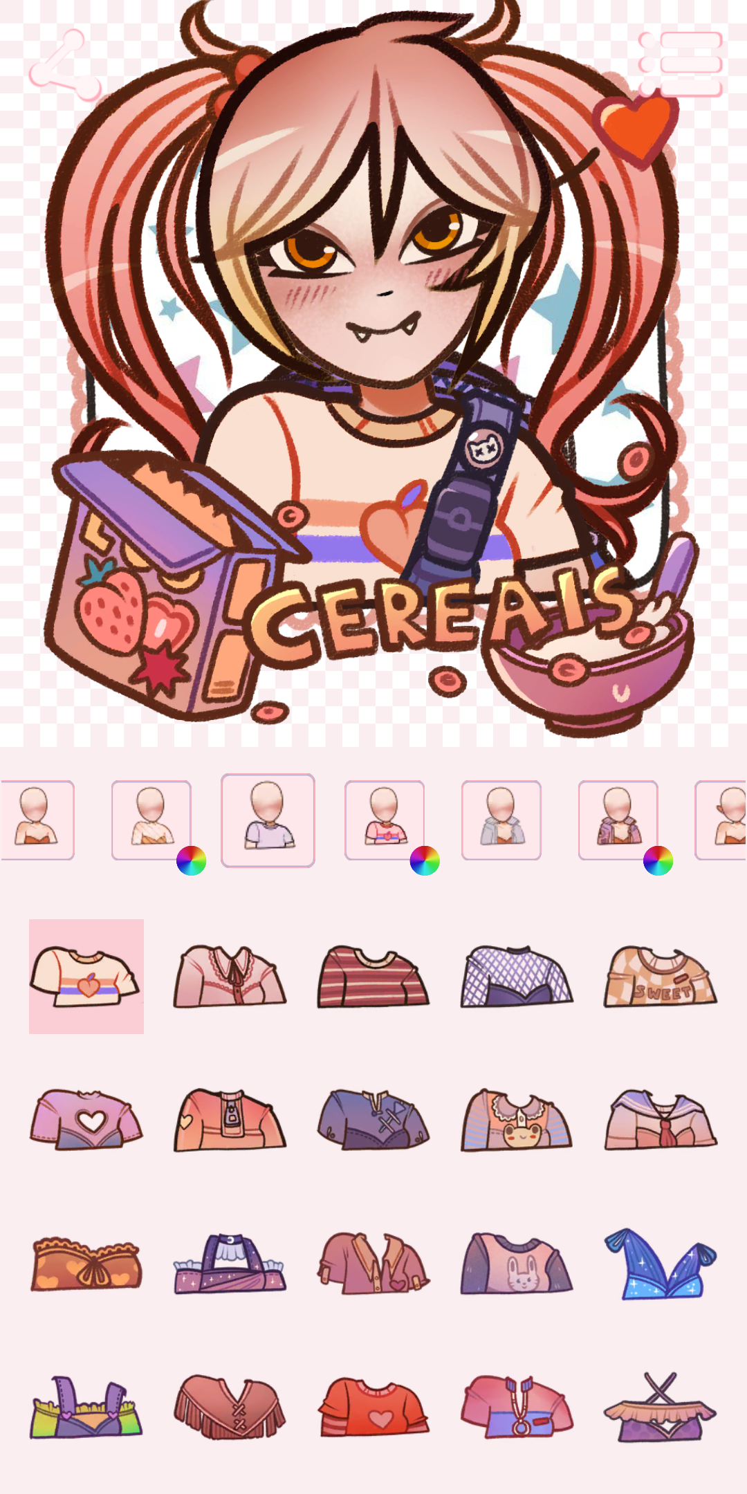 اسکرین شات 1 برنامه Avatar Maker: Sweets
