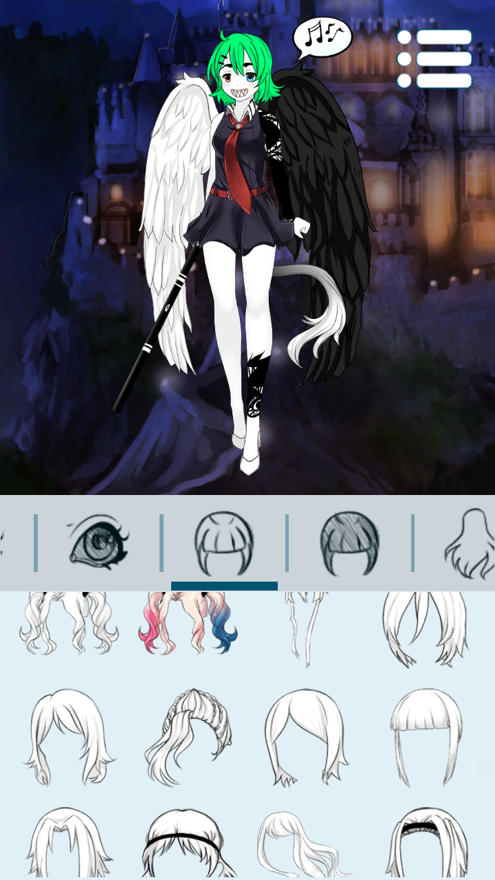اسکرین شات 7 برنامه Avatar Maker: Anime Girls