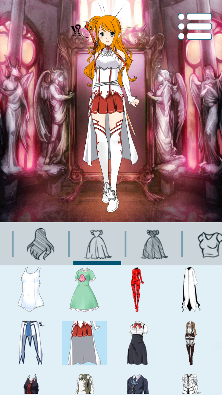 اسکرین شات 1 برنامه Avatar Maker: Anime Girls