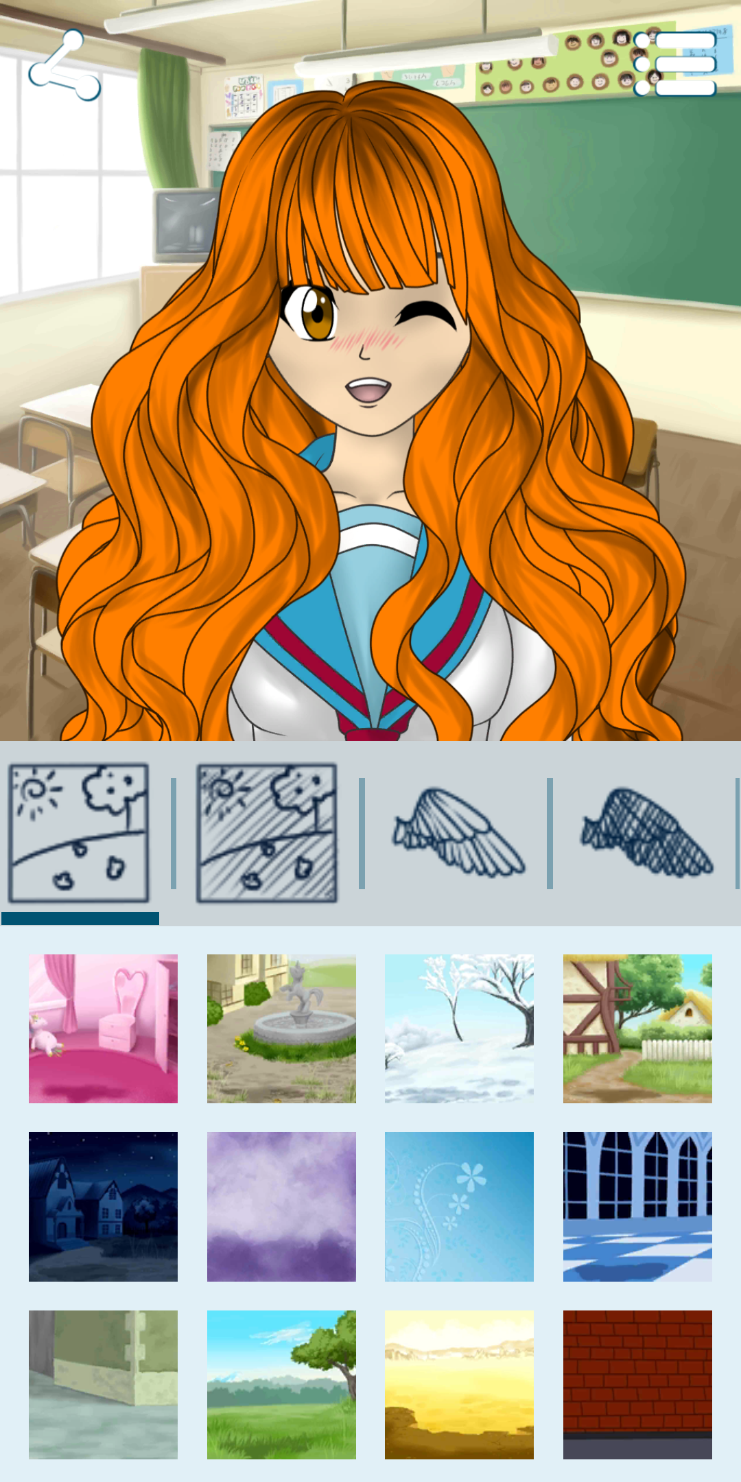 اسکرین شات 4 برنامه Avatar Maker: Anime