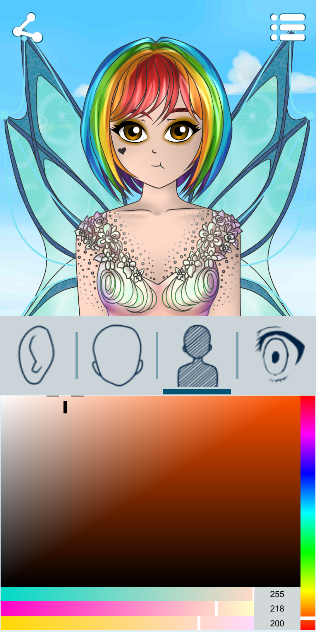 اسکرین شات 7 برنامه Avatar Maker: Anime