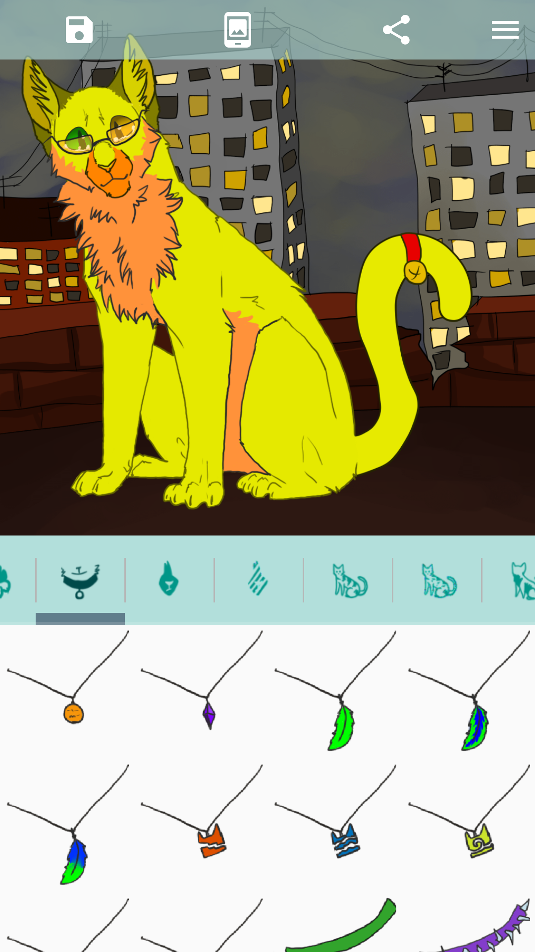 اسکرین شات 2 برنامه Avatar Maker: Cats