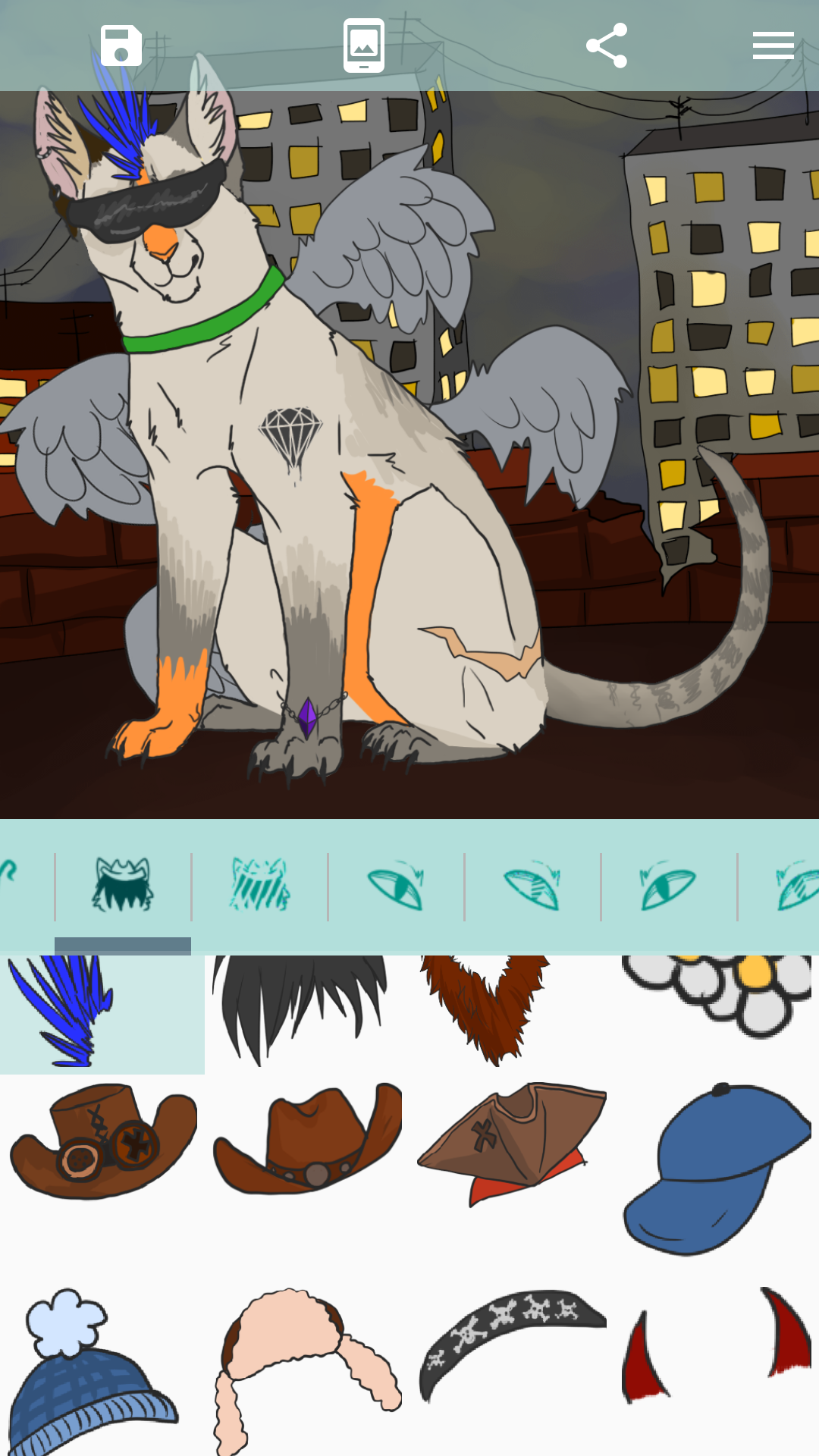 اسکرین شات 4 برنامه Avatar Maker: Cats