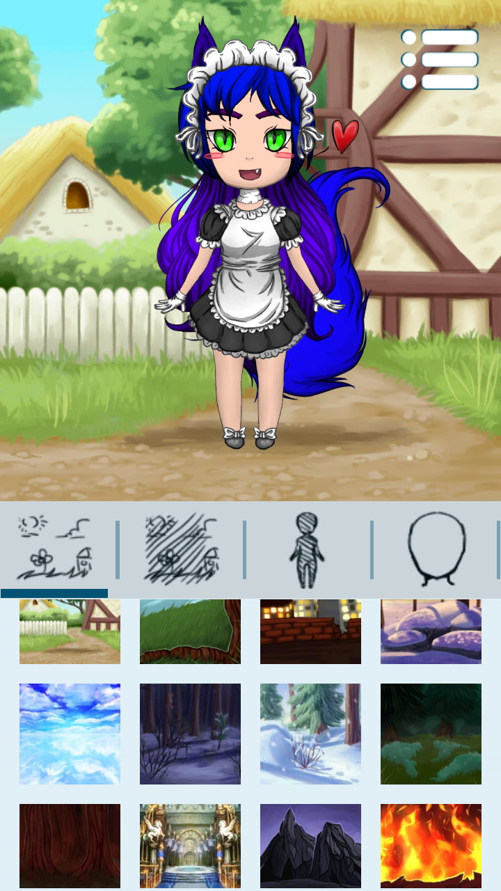 اسکرین شات 2 برنامه Avatar Maker: Anime Chibi 2