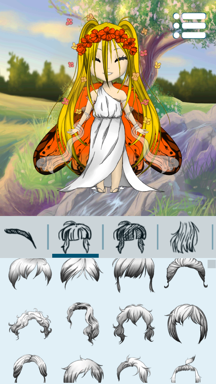 اسکرین شات 1 برنامه Avatar Maker: Anime Chibi 2