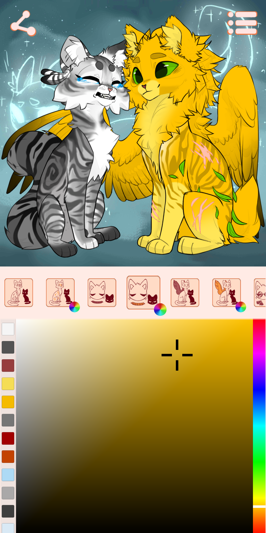 اسکرین شات 8 برنامه Avatar Maker: Couple of Cats