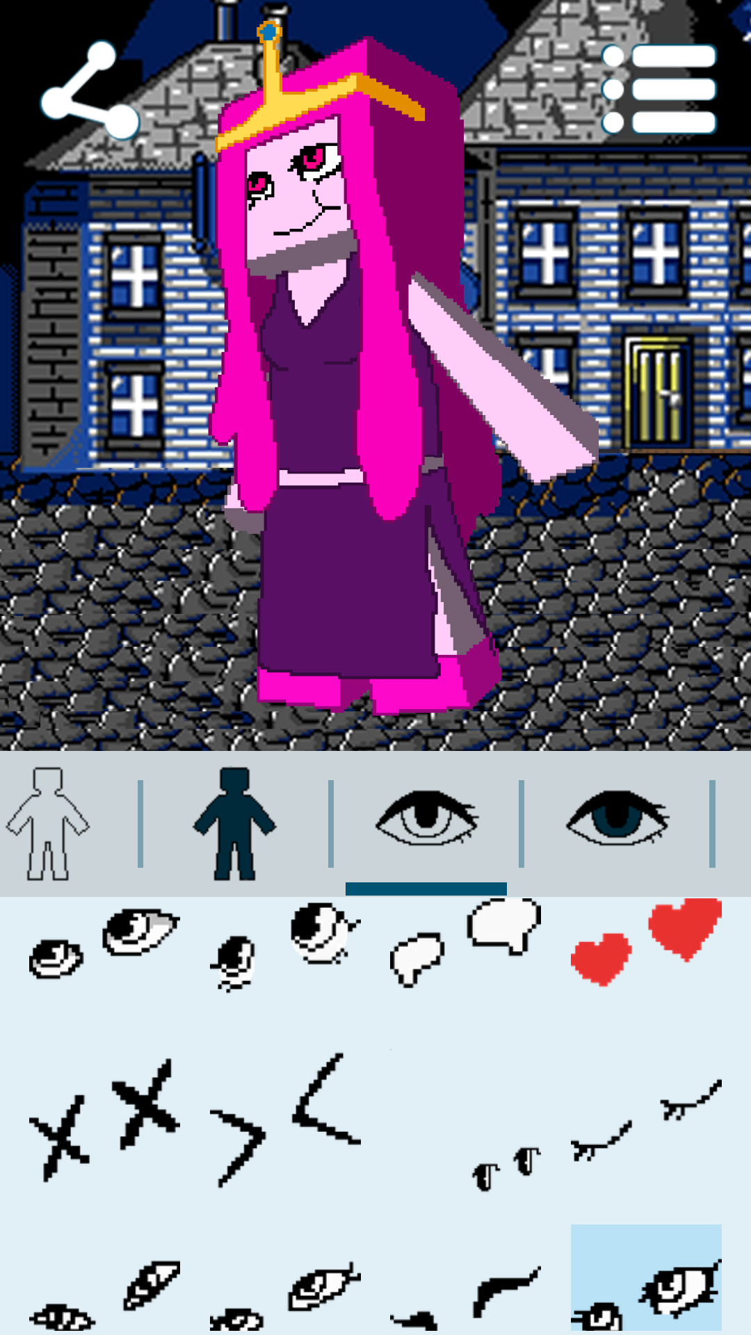 اسکرین شات 3 برنامه Avatar Maker: Cube Games