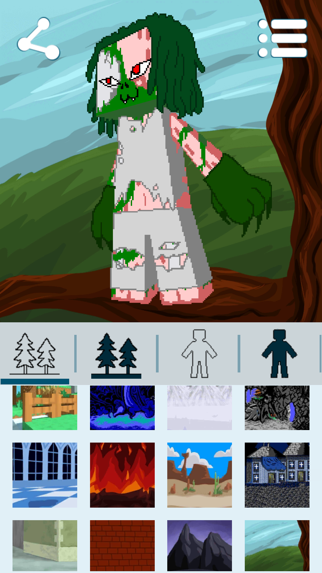 اسکرین شات 5 برنامه Avatar Maker: Cube Games