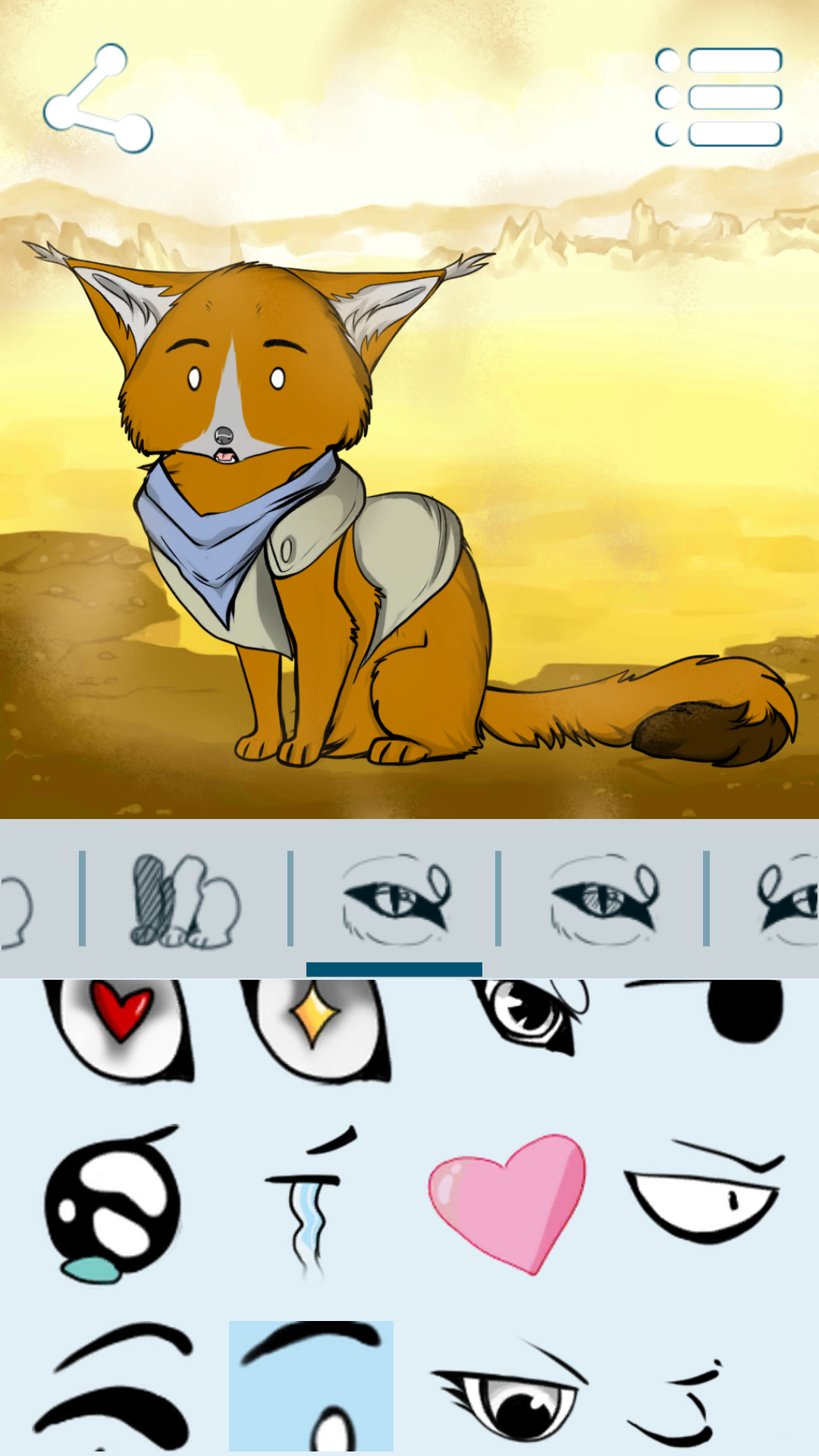 اسکرین شات 6 برنامه Avatar Maker: Foxes