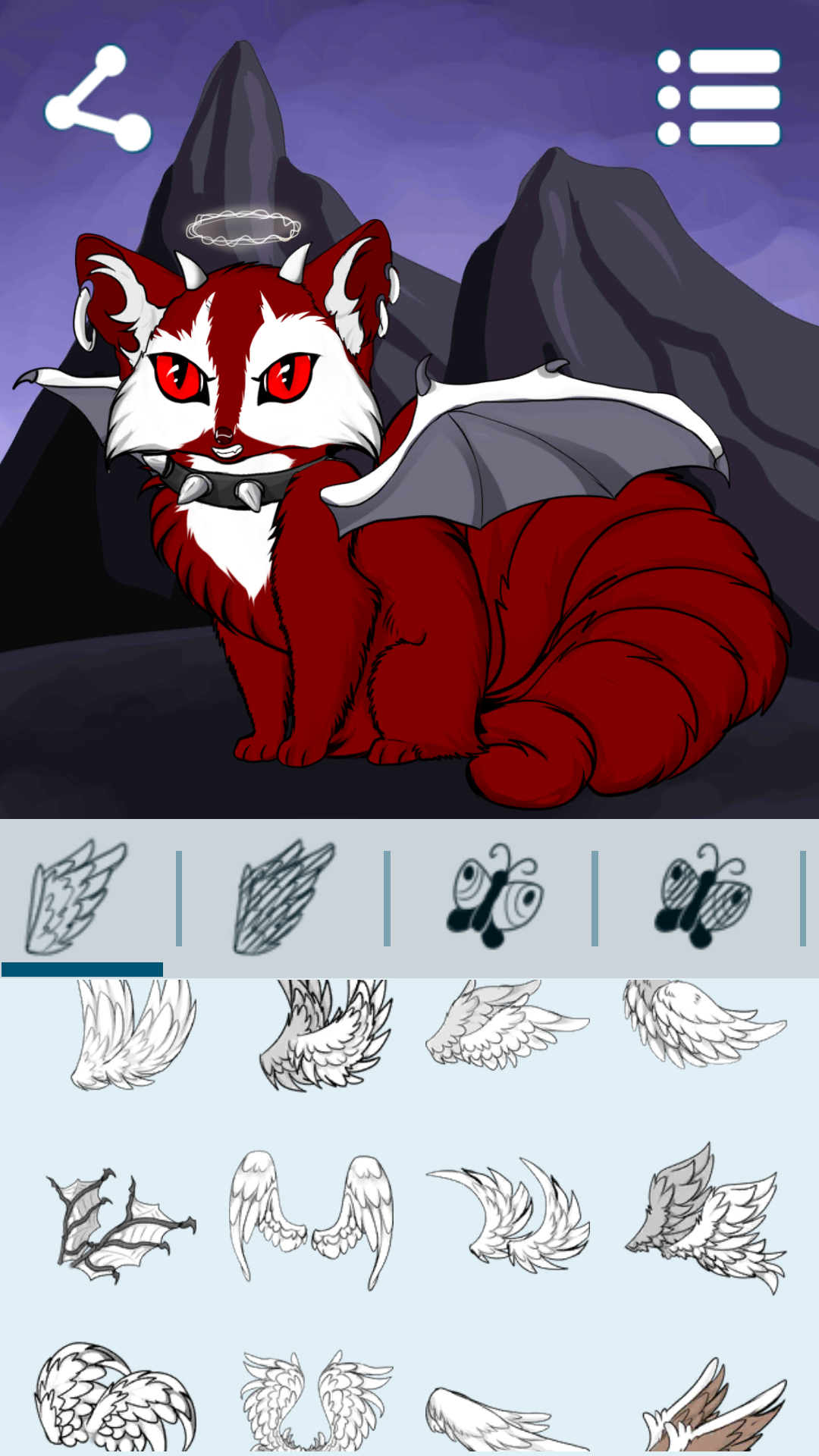 اسکرین شات 3 برنامه Avatar Maker: Foxes