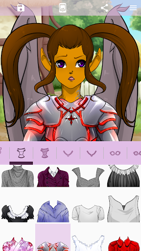 اسکرین شات 4 برنامه Avatar Maker: Girls