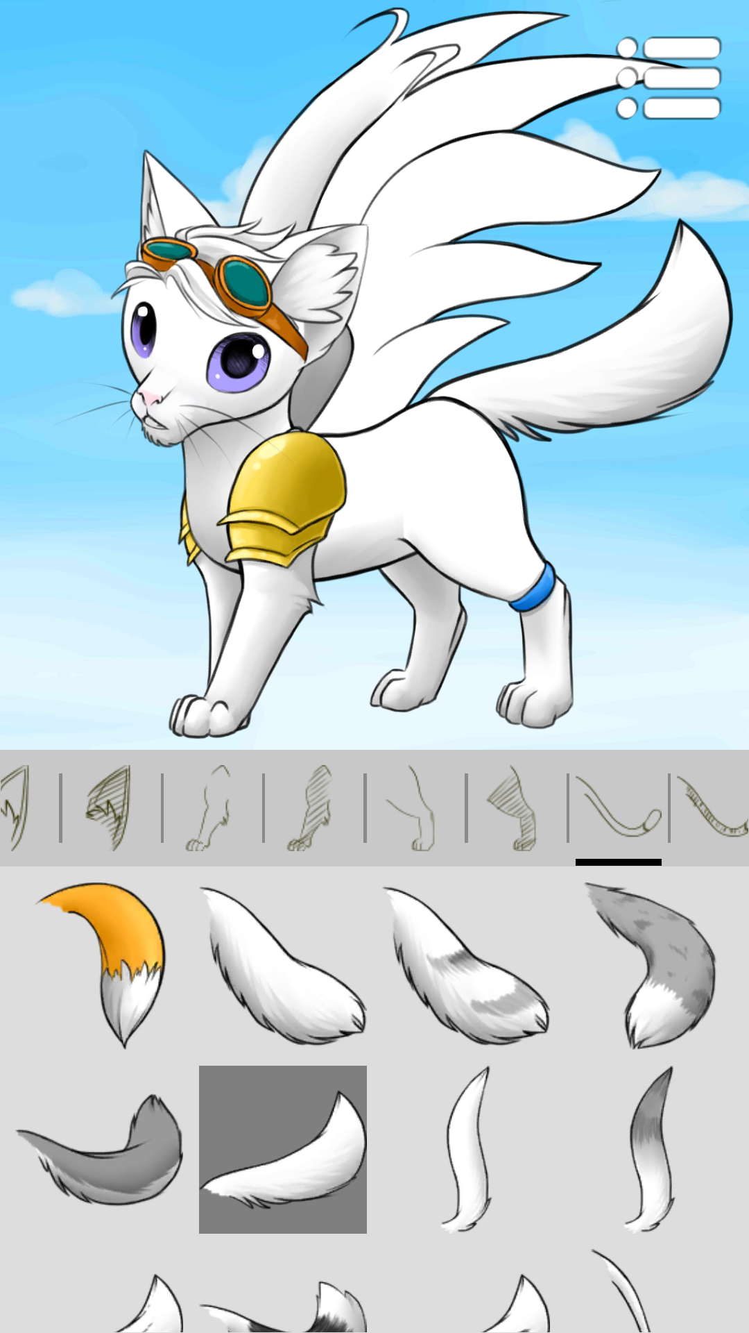 اسکرین شات 3 برنامه Avatar Maker: Cats 2