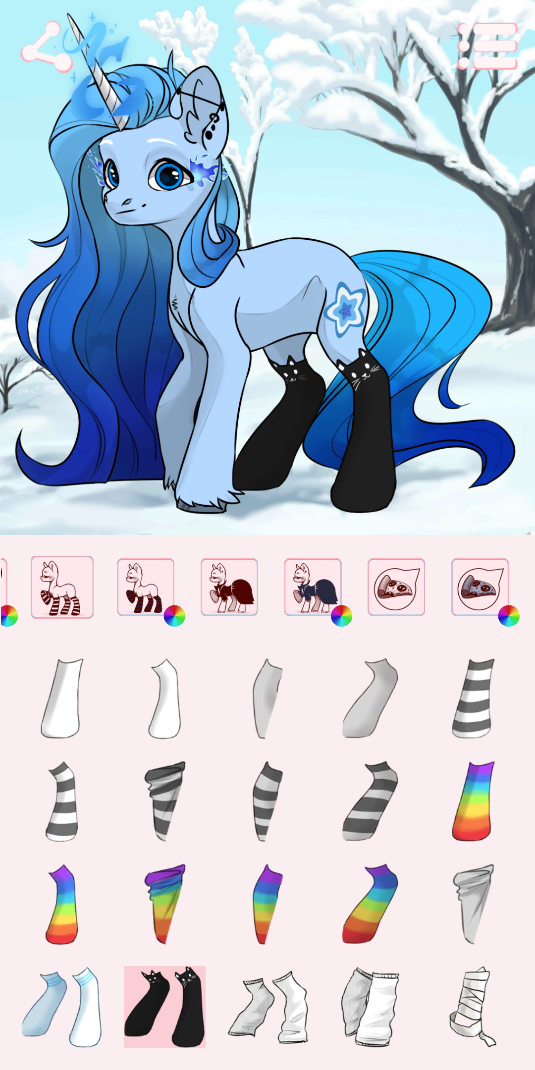 اسکرین شات 5 برنامه Avatar Maker: Fantasy Pony