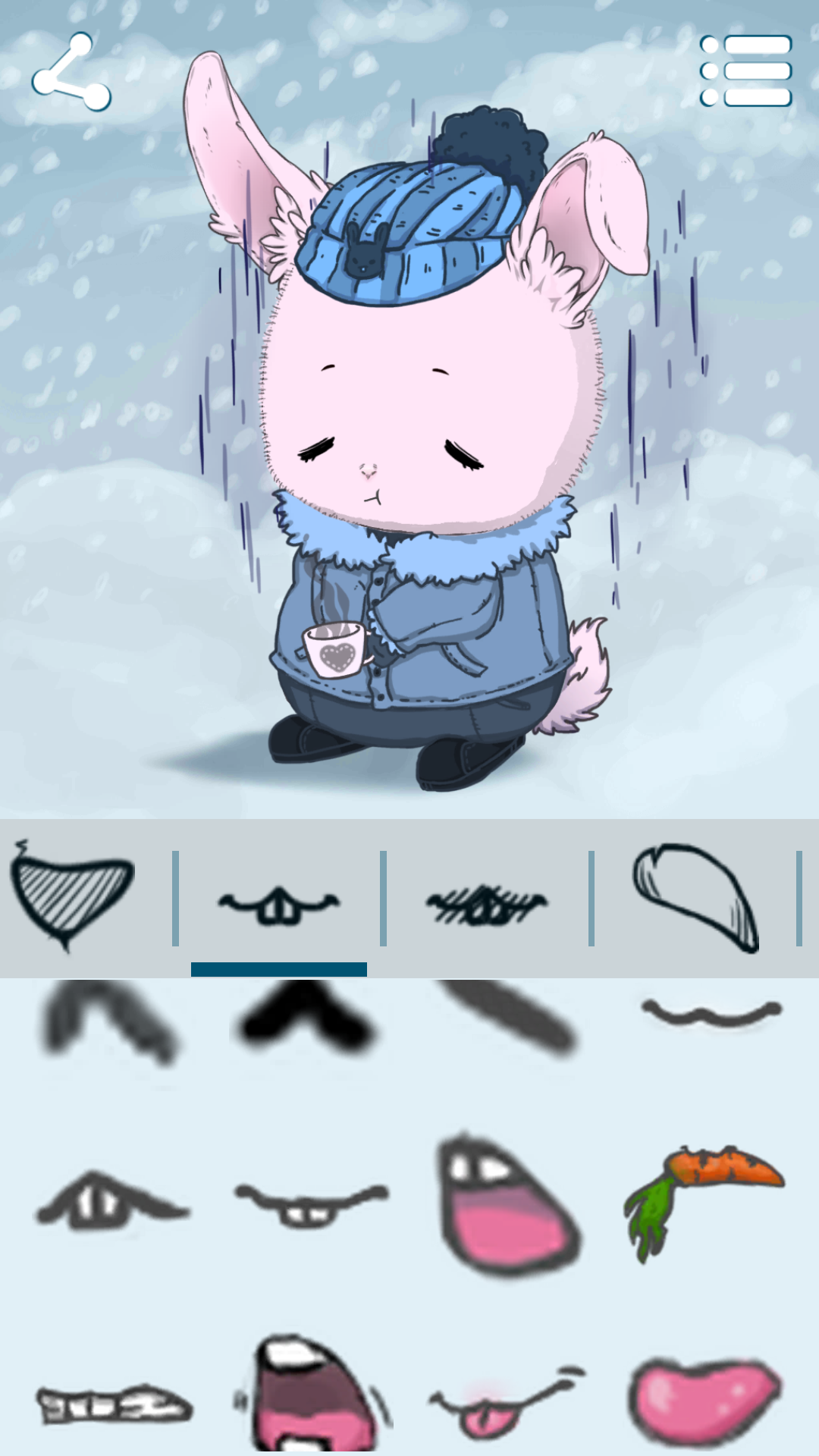 اسکرین شات 6 برنامه Avatar Maker: Rabbits