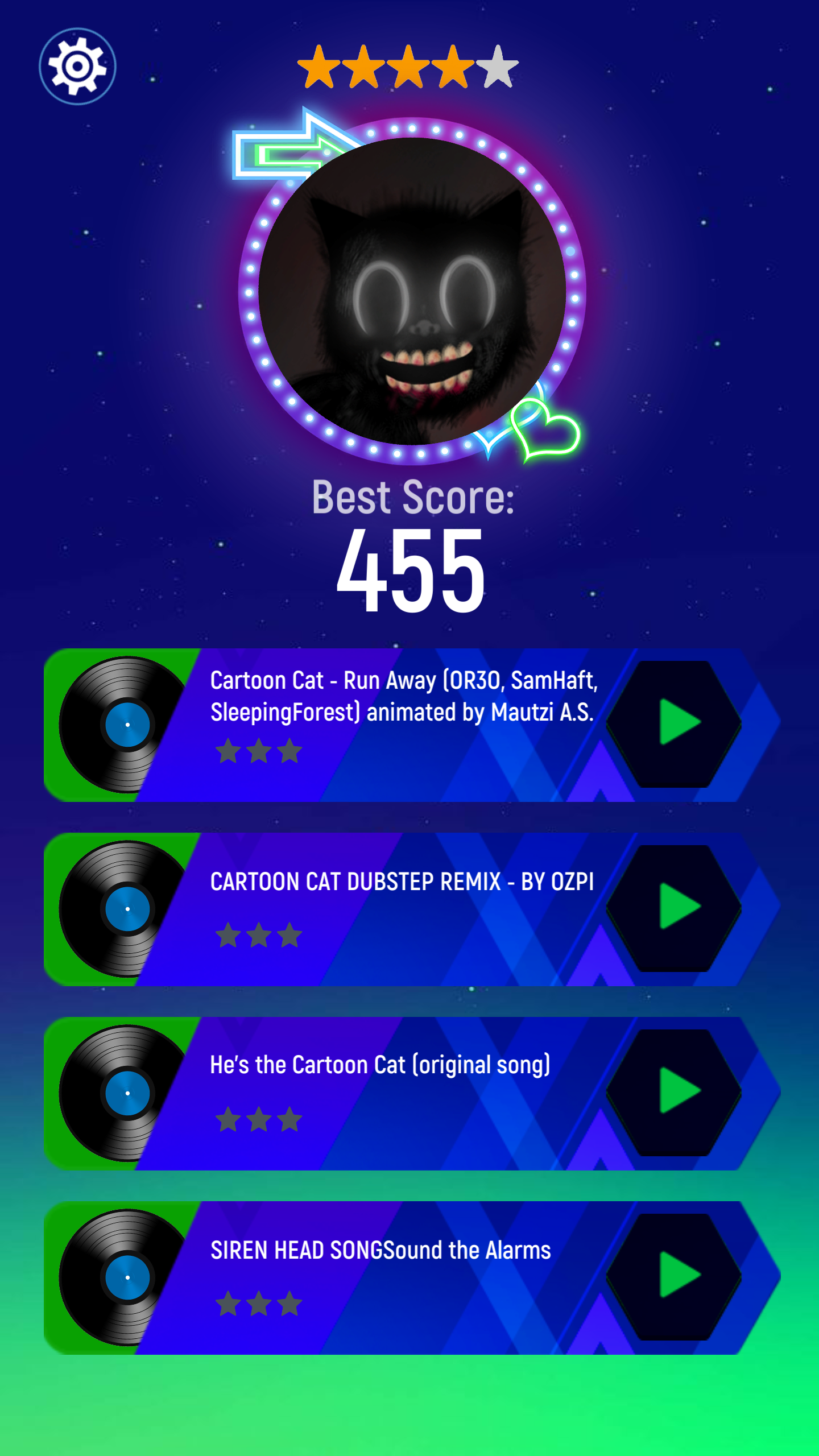 اسکرین شات 1 بازی Cartoon cat  - Beat Hop tiles