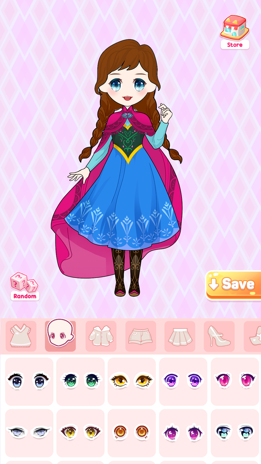 اسکرین شات 4 بازی BiBi Girl: Doll Dress Up Game