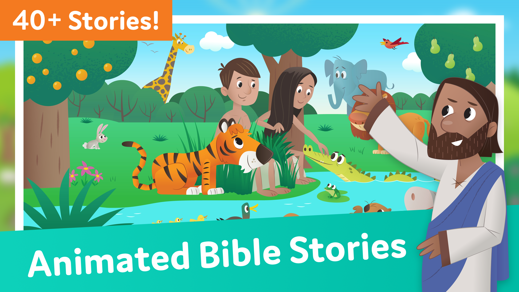 اسکرین شات 1 برنامه Bible App for Kids