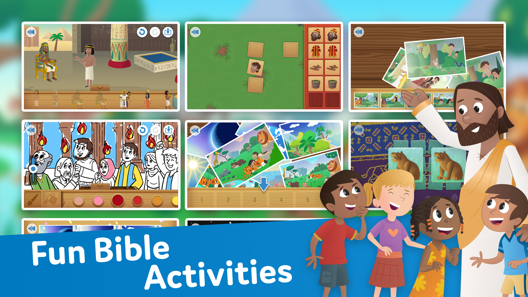 اسکرین شات 3 برنامه Bible App for Kids