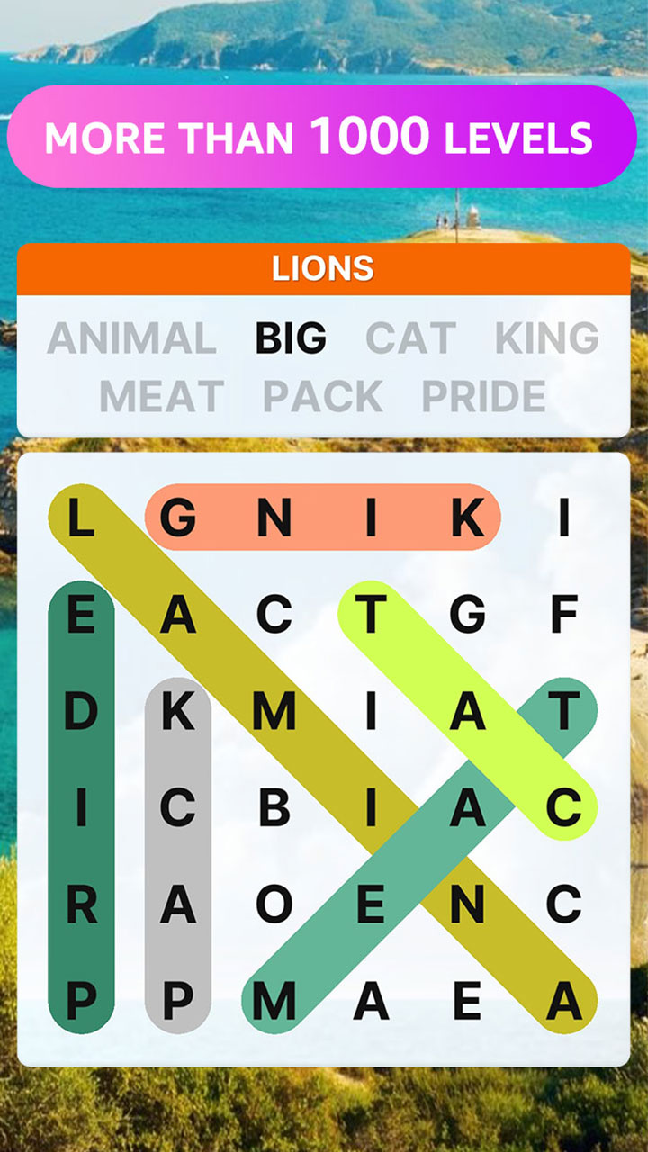 اسکرین شات 4 بازی Word Search