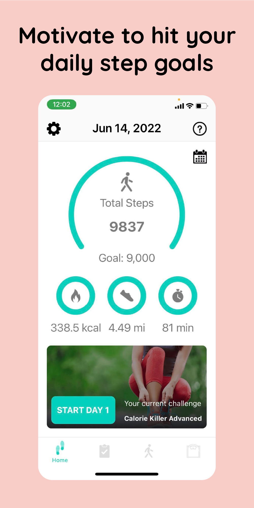 اسکرین شات 6 برنامه Walkster: Walking Weight Loss