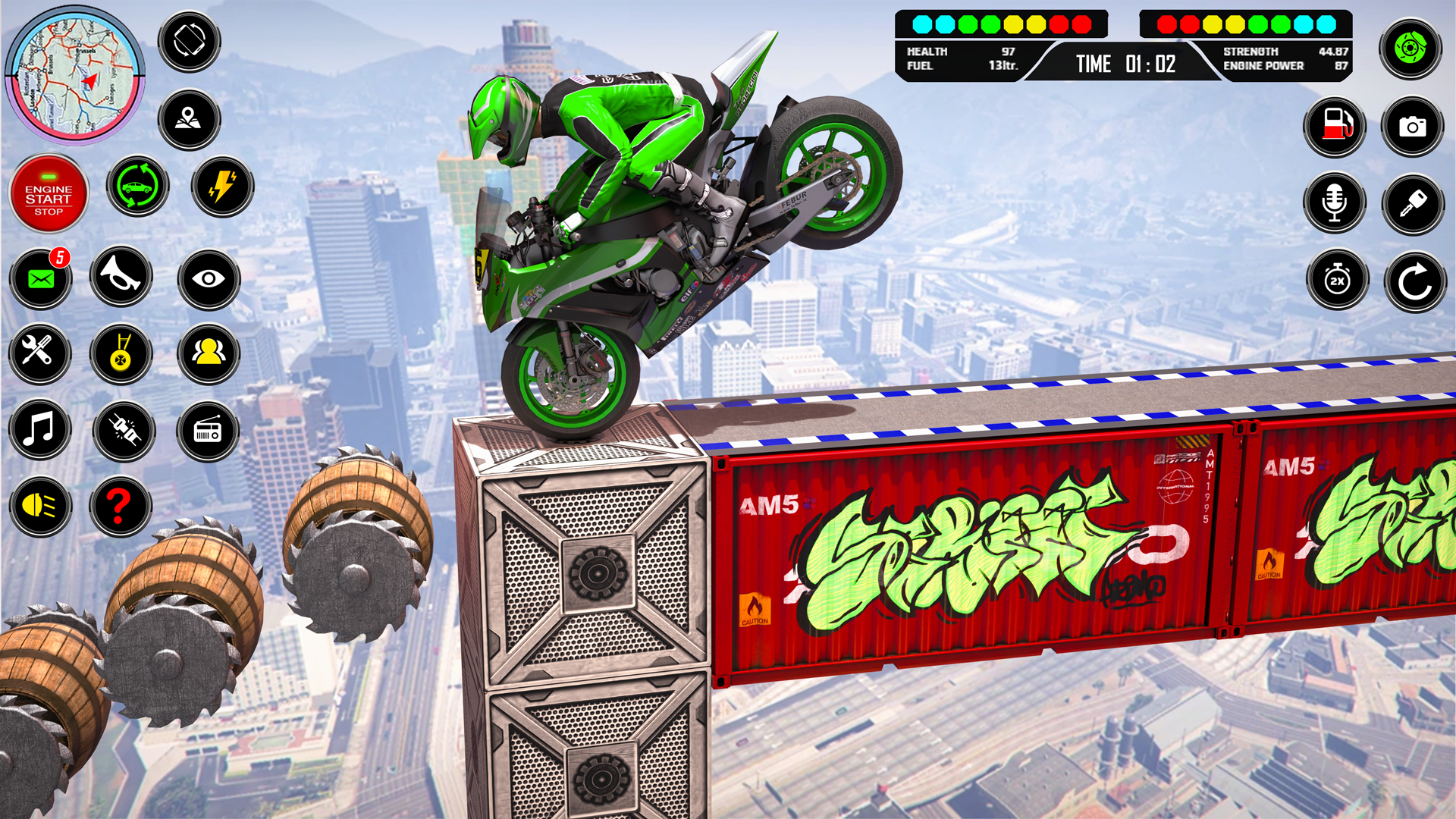 اسکرین شات بازی Bike Stunt Impossible Track 4