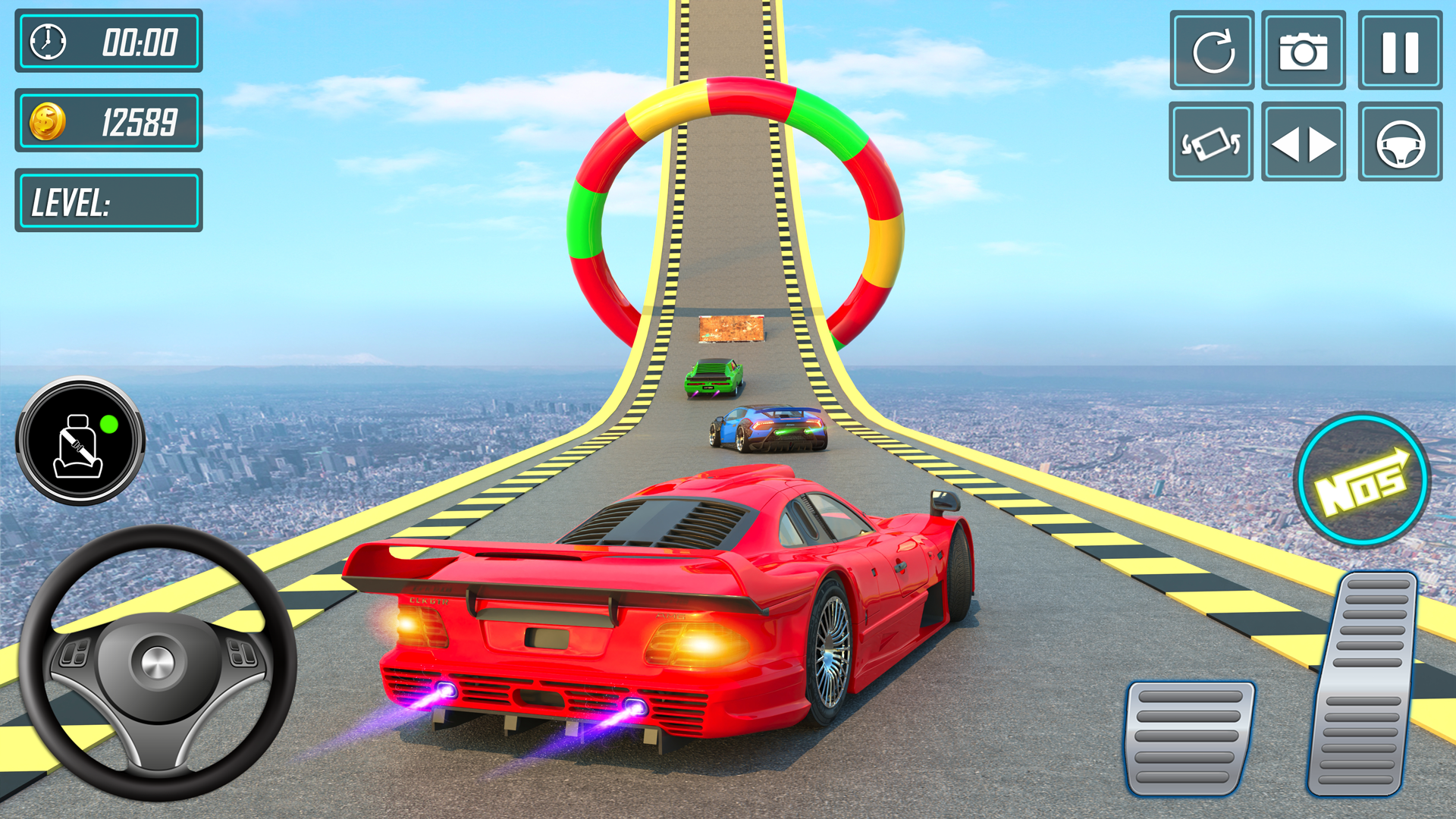 اسکرین شات 3 بازی Impossible Mega Ramp Car Stunt